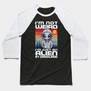 Alien Costume UFO Lover Alien Space Baseball T-Shirt